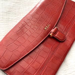 Leather Clutch - LAUREN RALPH LAUREN - NWOT